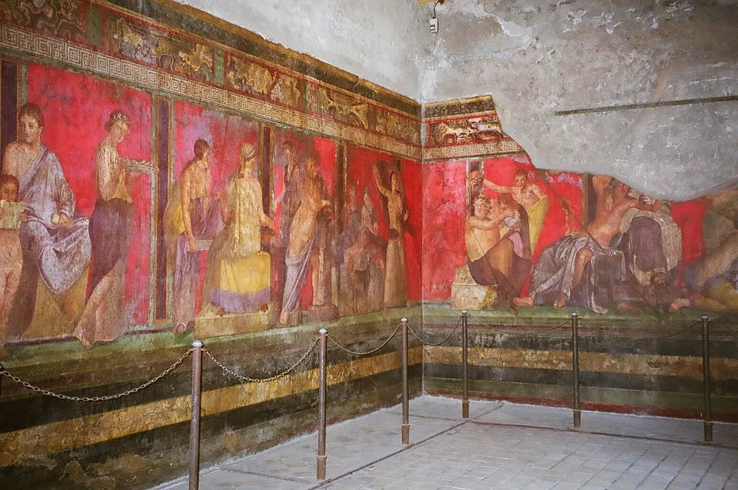 Mural in Pompeii