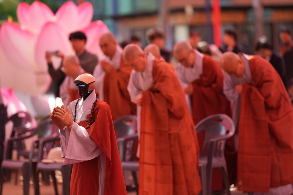 Gabi the Robot Buddhist Monk