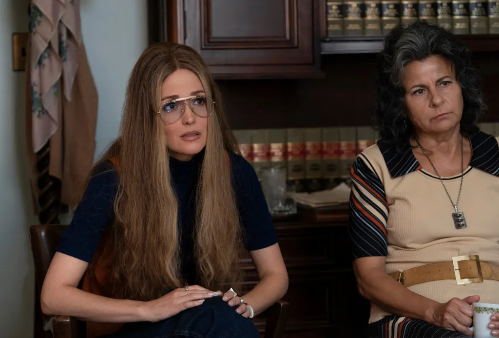 Rose Byrne and Tracy Ullman in "Mrs. America"