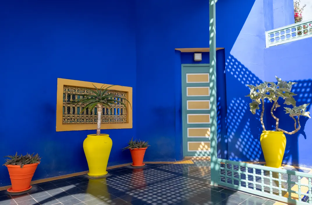 Building at the Jardin Majorelle, Marrakech