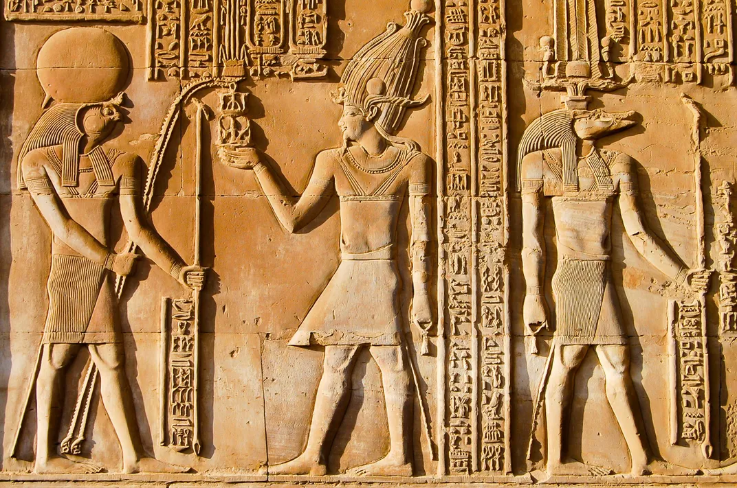 The gods Horus and Sobek, Kom Ombo