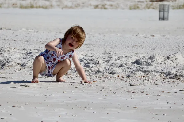 Toddler by the Gulf thumbnail