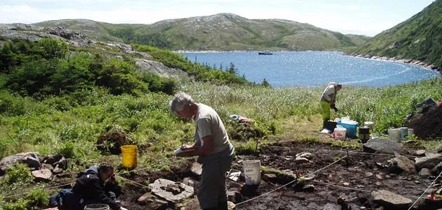 Bill Fitzhugh maps blacksmith floor