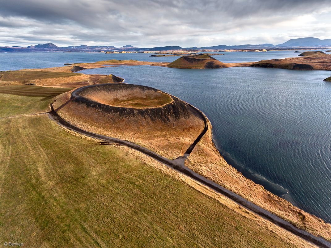 Skutustadir, near Lake Myvatn in northern Iceland
