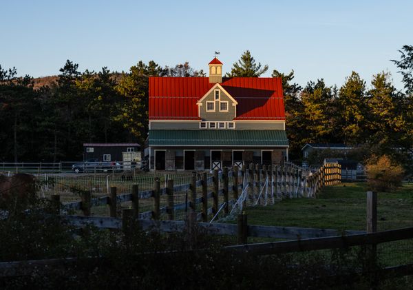 American Farm at Sunset thumbnail