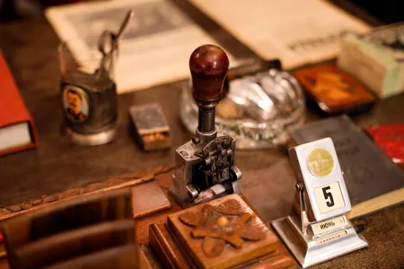 Items on display at the recently opened KGB Spy Museum in New York