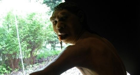 An artist’s reconstruction of Homo antecessor