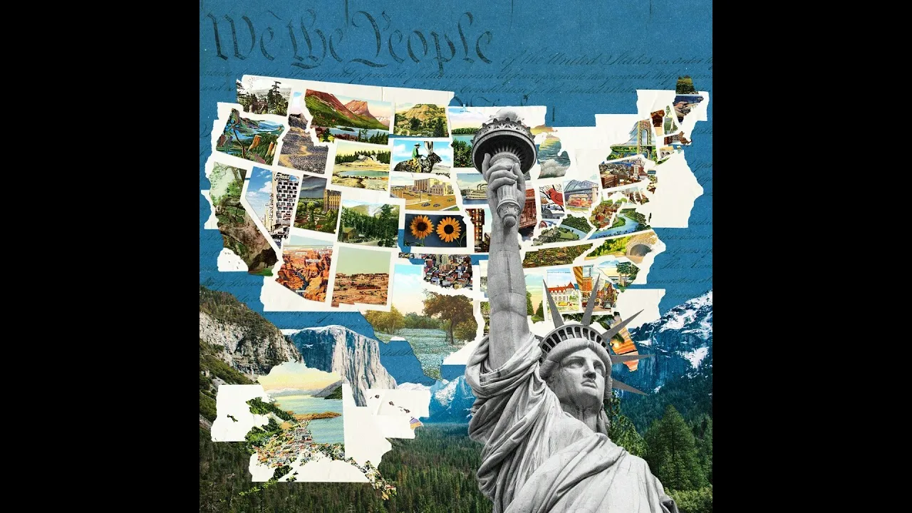 Preview thumbnail for How to Fit 250 Years of American History and Culture Into One Map