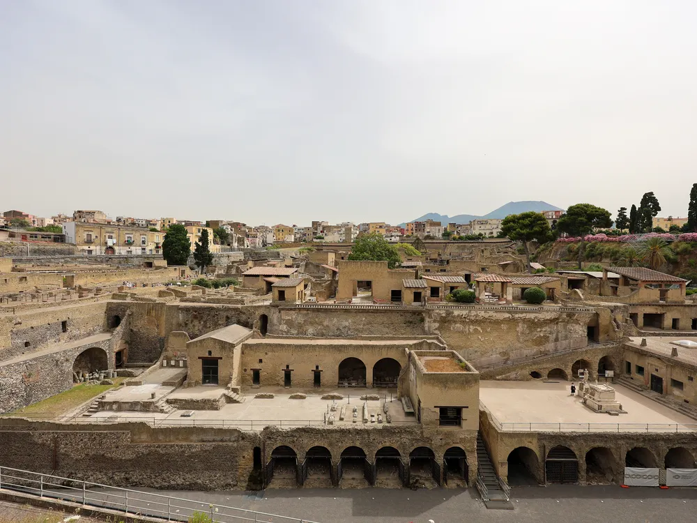 Archaeological site at Herculaneum