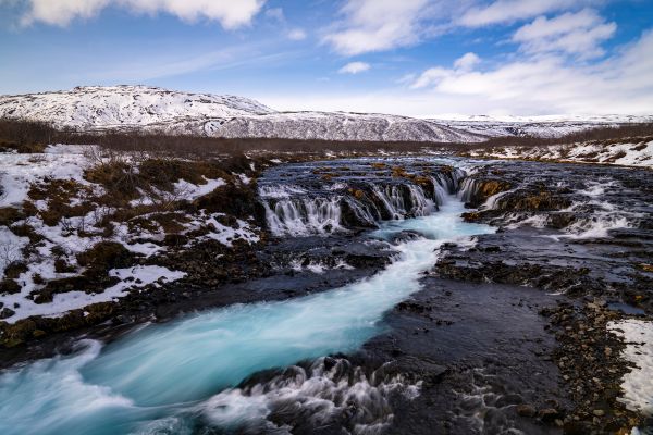 Bruarfoss in Winter thumbnail