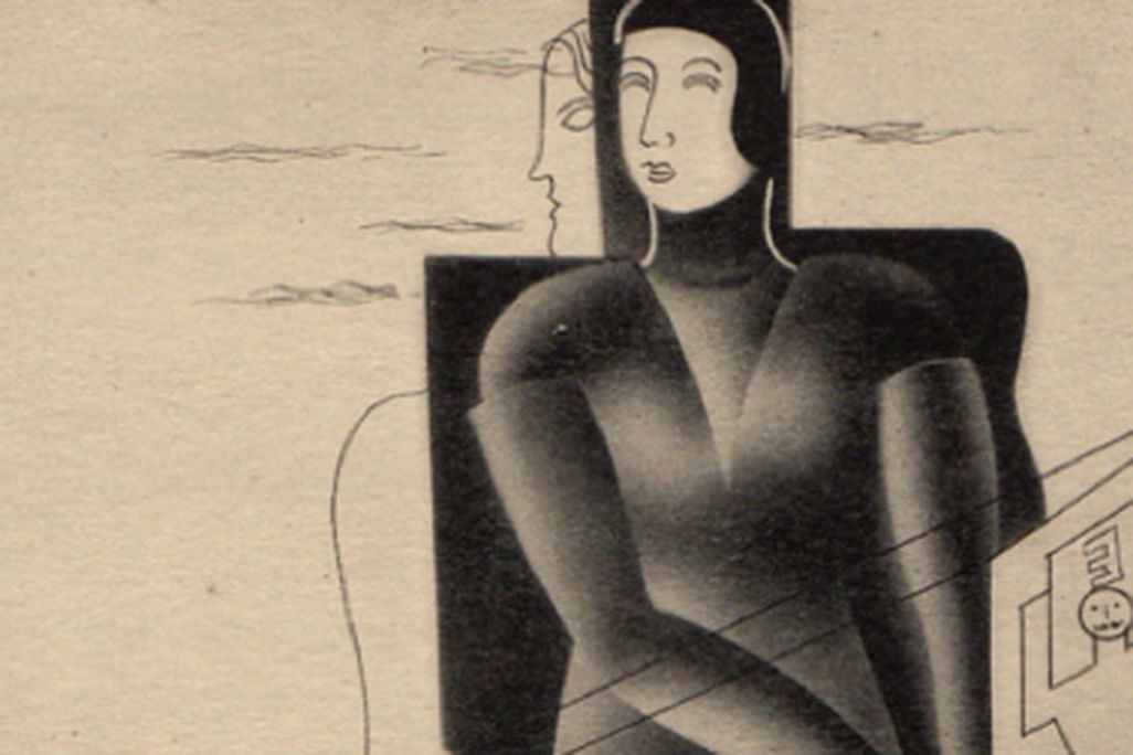 The woman of the year 2030, illustrated by Edward McKnight Kauffer in 1930