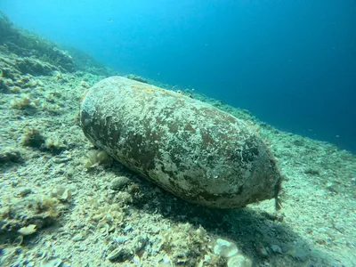 Germany’s North and Baltic Seas are littered with munitions from the First and Second World Wars, such as shells—as shown here—once fired from German battleships.