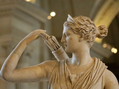 Text from ancient Greek and Roman writers describes how statues of deities&mdash;including Artemis, the Greek goddess of wild animals&mdash;were anointed with perfumes.