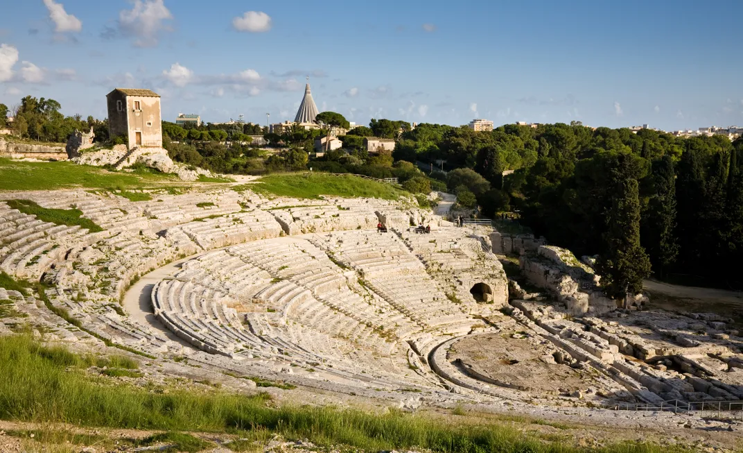 The Greco-Roman Theater at Syracuse