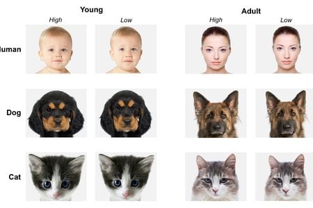 Children were asked to rate how cute they found each of the images to be. 