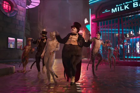 James Corden is no common place mouser as he takes on the role of Bustopher Jones, "The Cat we all greet as he walks down the street; his coat of fastidious black."