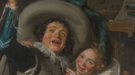 "Young Man and Woman in an Inn" by Franz Hals, 1623