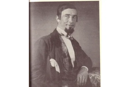 A portrait of Dan Rice circa 1840.