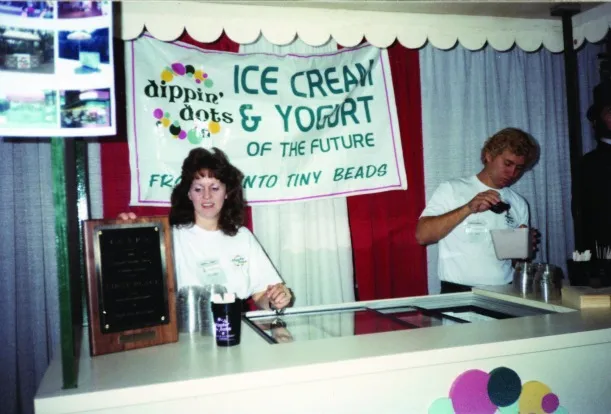 Curt and his wife Kay at the Illinois State Fair in 1989.