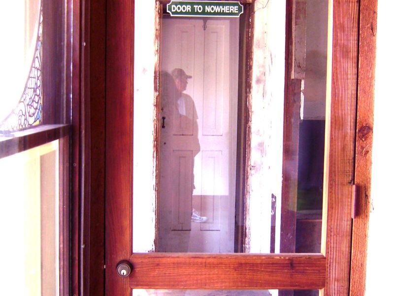 Visiting the Winchester Mystery House, I shot The Door to Nowhere and a