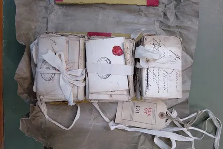 The letters remained unopened in storage for more than two centuries before Renaud Morieux read them.