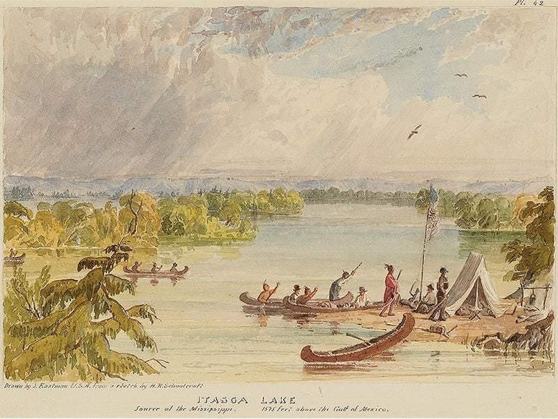 An 1832 expedition led by Henry Schoolcraft identified the Mississippi’s source as Lake Itasca in  Minnesota.