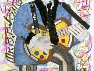 "B.B. King," by Morgan Monceaux. 