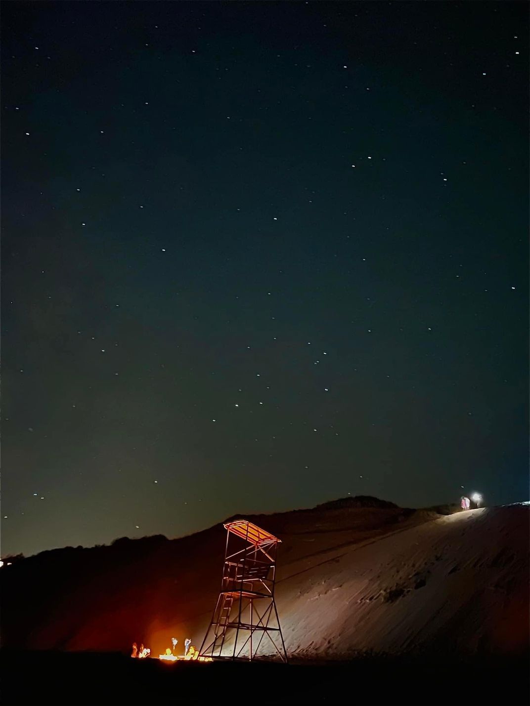 Beach Bonfire under the stars in Cape Cod Smithsonian Photo Contest