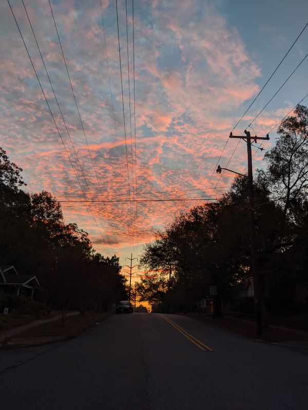 Carolina Sunset from the streets of Walltown thumbnail