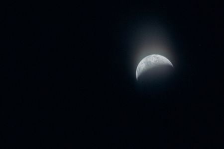 Still far from home, the Apollo 13 astronauts photographed Earth during their long, harrowing trip back from the moon.