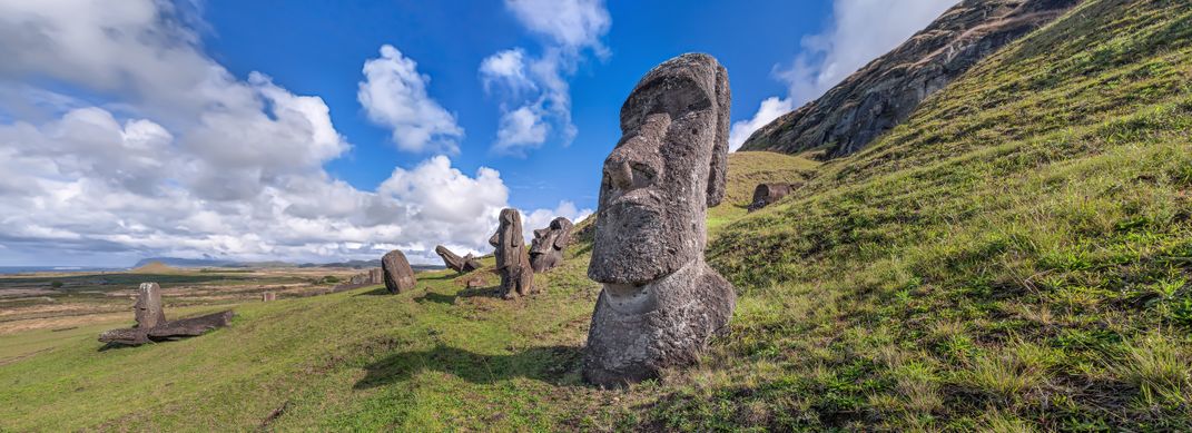 Moai at Rano Raraku Quarry, Easter Island