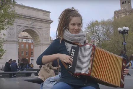 "My goal with music is to represent myself in a natural and sincere way," says musician Alidé Sans, "and what is more natural and sincere than an Aranese woman expressing herself in Aranese?"