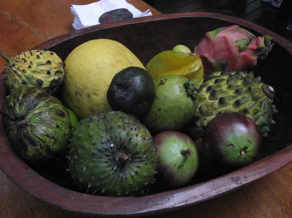 A bowl of all the Australian goodies