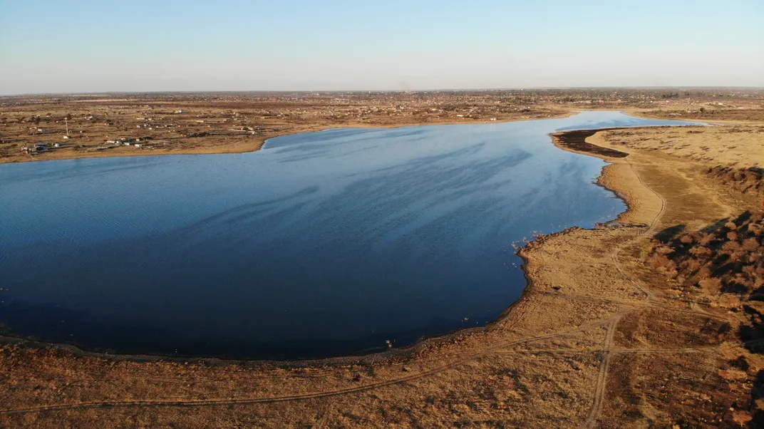 Setumo Dam in South Africa after treatment