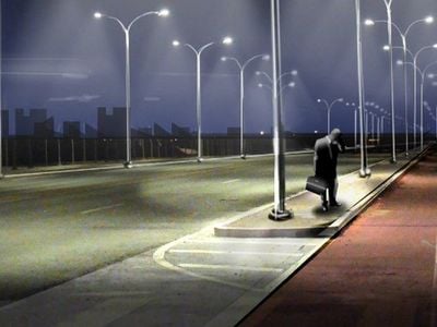 Tvilight, which automatically dials down the brightness when no one is around and restores maximum radiance upon detecting the presence of oncoming human activity, has been installed in cities in Holland and Ireland.