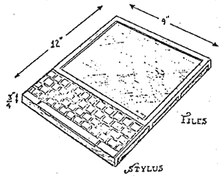 Kay’s illustration for the original Dynabook