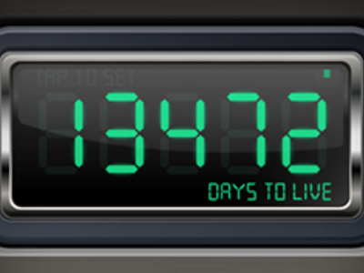 This is how many days I have left.