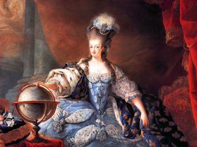Marie Antoinette&nbsp;in coronation robes