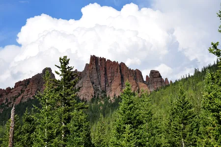 Rock formation in Colorado's Lost Creek Wilderness