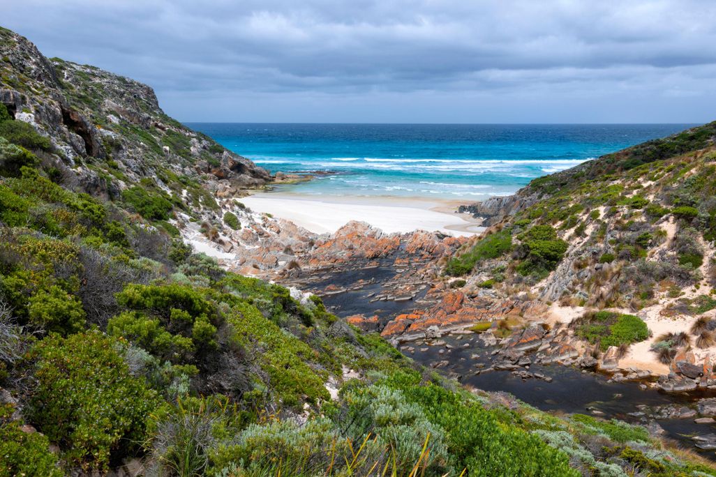 Secluded bay on Kangaroo Island, Australia