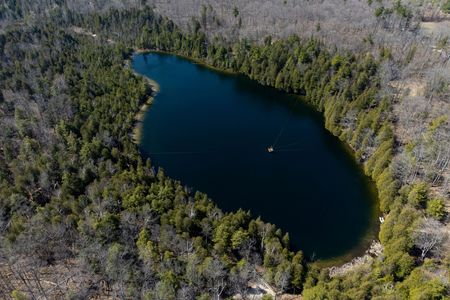 Aerial view of Crawford Lake