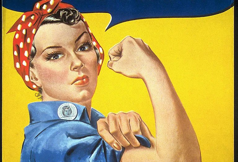 You may know the woman depicted here as Rosie the Riveter, but she wasn't originally called that