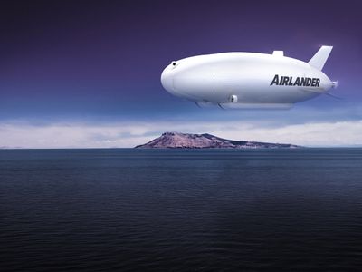 Where do you want to go? The cargo-hauling Airlander can stay aloft for three weeks. 