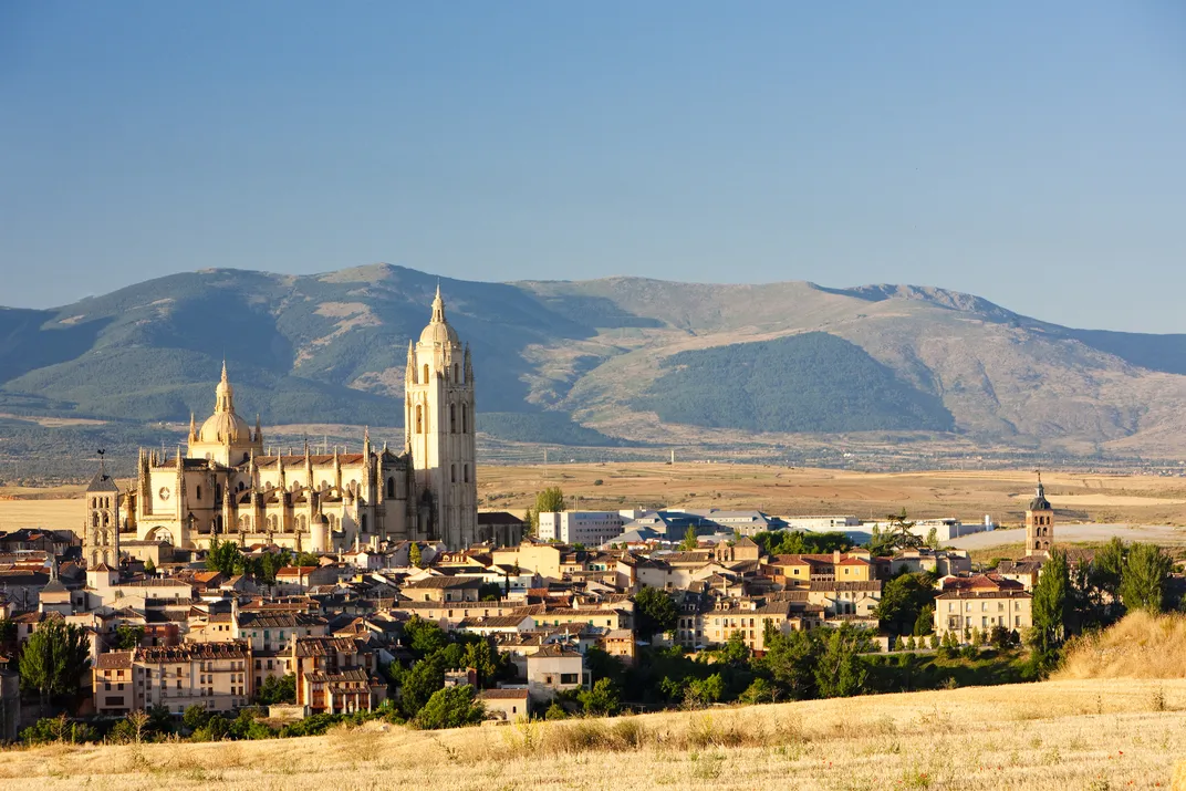The medieval town of Segovia