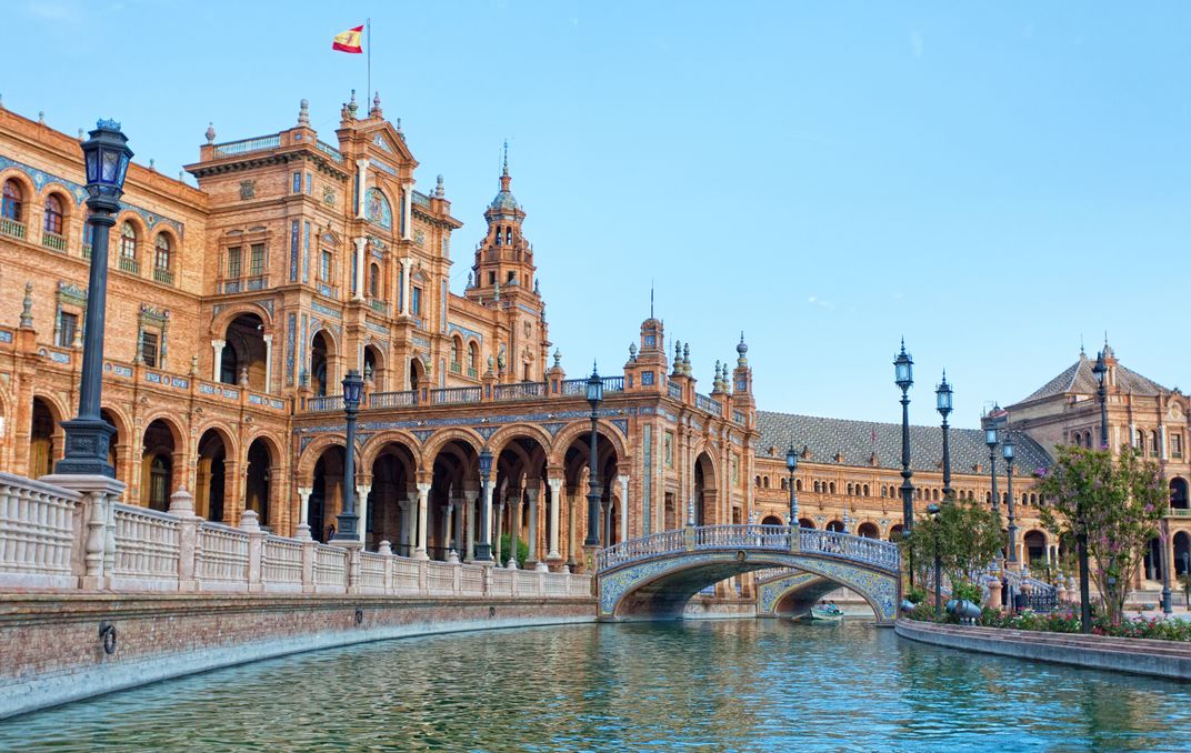 The Plaza de Espana, Seville