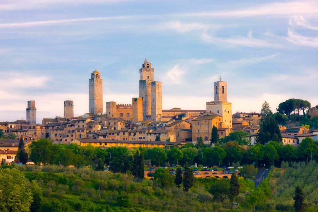 The famous towers of San Gimignano