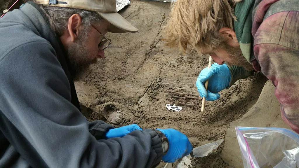 Upward Sun River Excavation