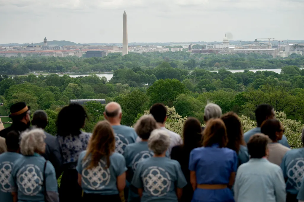 Looking over Washington