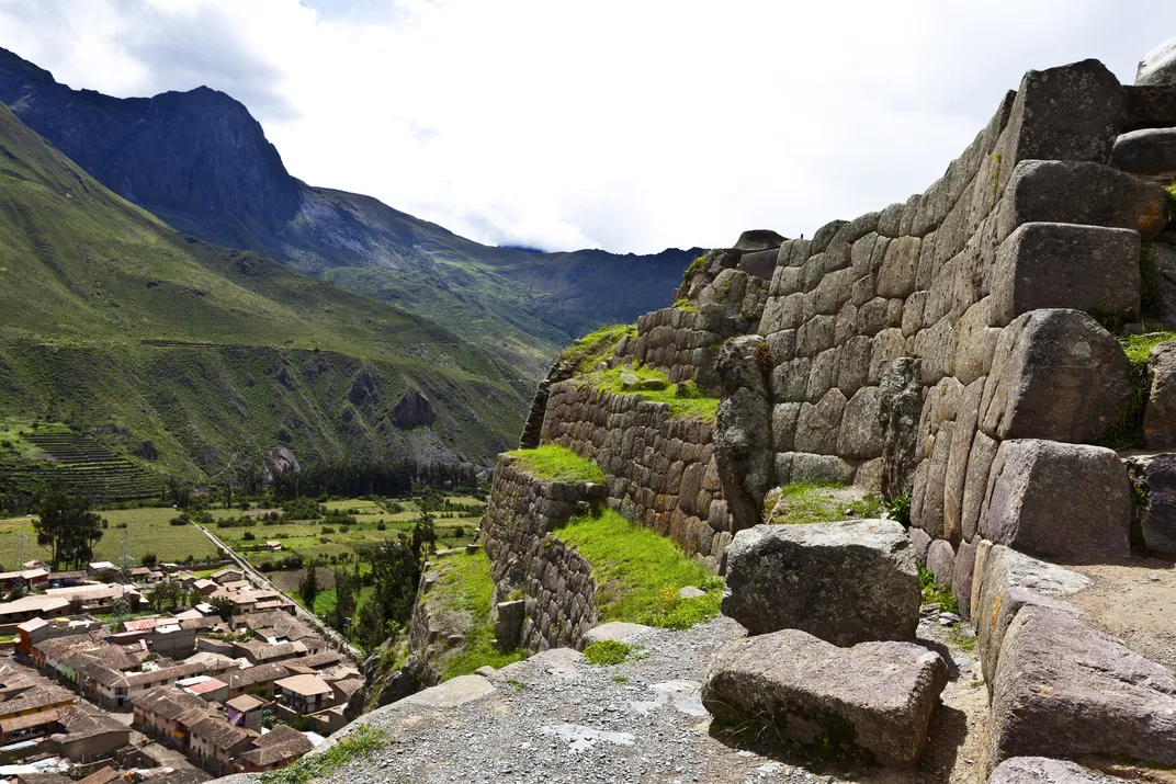 The site of Ollantaytambo in the Sacred Valley