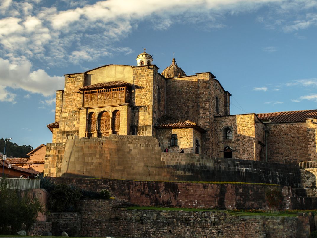 Koricancha, or the Inca Temple of the Sun, in the heart of Cusco